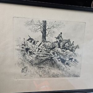 "Temptstion" By Ritt Palenske Elegant Black and White Equestrian Art Print